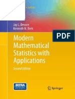 Modern Mathematical Statistics With Applications (2nd Edition)