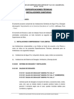 Especificaciones Tecnicas C.E.I Jallihuaya PDF