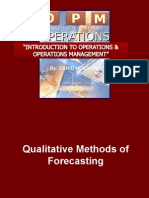 Qualitative Forecasting