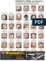 Most Wanted Property Crime Offenders, January 2015