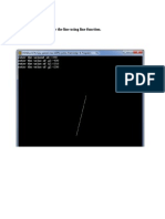 Write A Program To Draw The Line Using Line Function.: Output