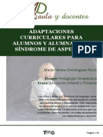 Adaptaciones Curriculares para Alumnos y Alumnas Con Síndrome de Asperger