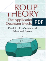 Group Theory - The Application To Quantum Mechanics (Meijer-Bauer)