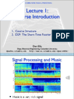 Course Introduction: 1. Course Structure 2. DSP: The Short-Time Fourier Transform