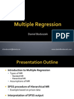 Multiple Regression - D. Boduszek