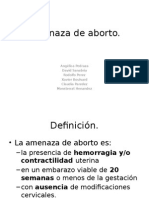 Amenaza de Aborto