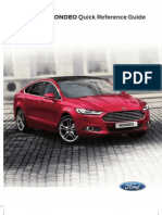 Ford Mondeo 2015 Quick Guide