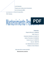 Informe de Mantenimiento Predictivo Pasar A La Profesora