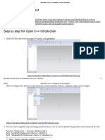 Step by Step NX Open C++ Introduction - Cad Cam Development PDF