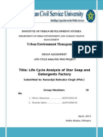 Life Cycle Assessment of Soap and Detergents