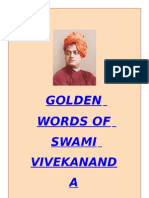 GOLDEN WORDS - Swami Vivekanand