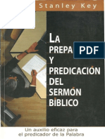 La Preparacion y Predicacion de - Jerry Stanley Key