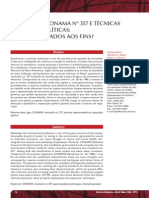 Resolução Conama #357 e Técnicas Espectroanalíticas: Meios Adequados Aos Fins?