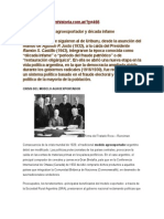 Crisis Del Modelo Agroexportador y Década Infame