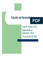 Estudio de Necesidades