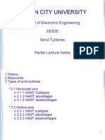 EE535 Wind Turbines