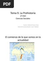 La Prehistoria 1 Eso Tema 9