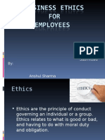 Ethics in The Workplace