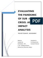 Project Finance - Assignement (Final Draft)