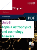 Unit-5 Topic-7 Astrophysics and Cosmology Answers (End-Of-Chapter & Examzone)