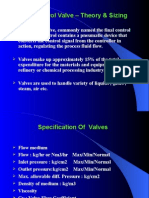 Control Valve - Theory & Sizing