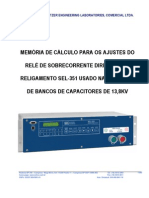 Roteiro de Ajustes Sel-351 Bco Capacitores