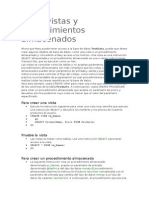 Crear Vistas y Procedimientos Almacenados