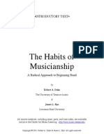 The Habits of Musicianship