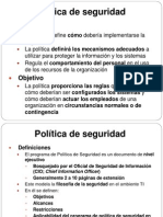 Políticas de Seguridad Informatica