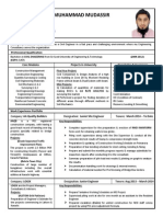 Muhammad Mudassir Resume PDF