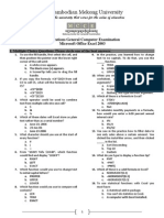 State Preparation Exam Excel