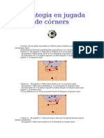 Estrategia en Jugada de Córners Futsal