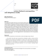 TOMLINSON, J. Beyond Connection - Cultural Cosmopolitan and Ubiquitous Media