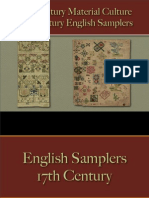 Household - Samplers - English 17th Century