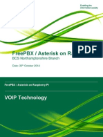 Freepbx / Asterisk On Raspberry Pi: Bcs Northamptonshire Branch