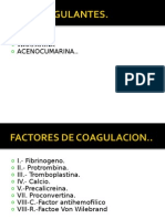 Anticoagulantes II