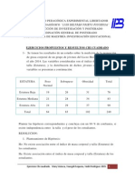 Ejercicios Propuestos y Resuelto Chi - Cuadrado Estadistica