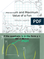 Minimum and Maximum Value of A FNX