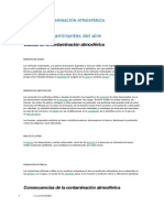 Contaminación Atmosférica Oaxaca