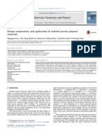 Design, Preparation, and Application of Ordered Porous Polymer