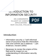 Introduction To Information Security