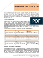 Temperatura Del Aire y Del Suelo, Agroclimatologia