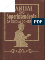 Manual Do Superintendente Da Escola Dominical - Claudionor Corrêa de Andrade