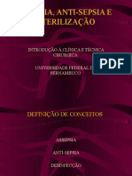 Assepsia Clínica, Anti-Sepsia e Esterilização