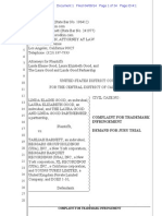 Good v. Barnett - FKA Twigs Trademark Complaint (Apr. 2014) PDF