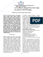 Adiabatic Positive Feedback Charge Recovery Logic For Low Power CMOS Design