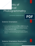 Elements of Analytical Photogrammetry: Exterior Orientation