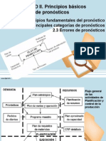 UNIDAD II. Principios - Basicos - Pronósticos