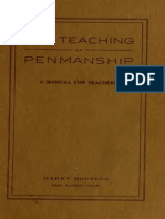 The Teaching of Penmanship A Manual For Teachers