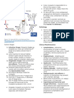 Lymphatic Filariasis, Life Cycle and Treatment